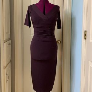 Dressy knit form fitting dress